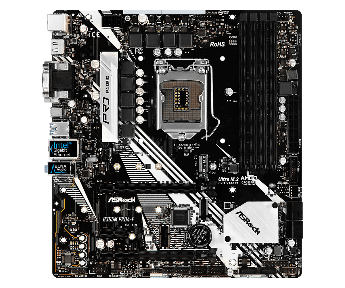 Asrock b365m pro4 совместимость процессоров